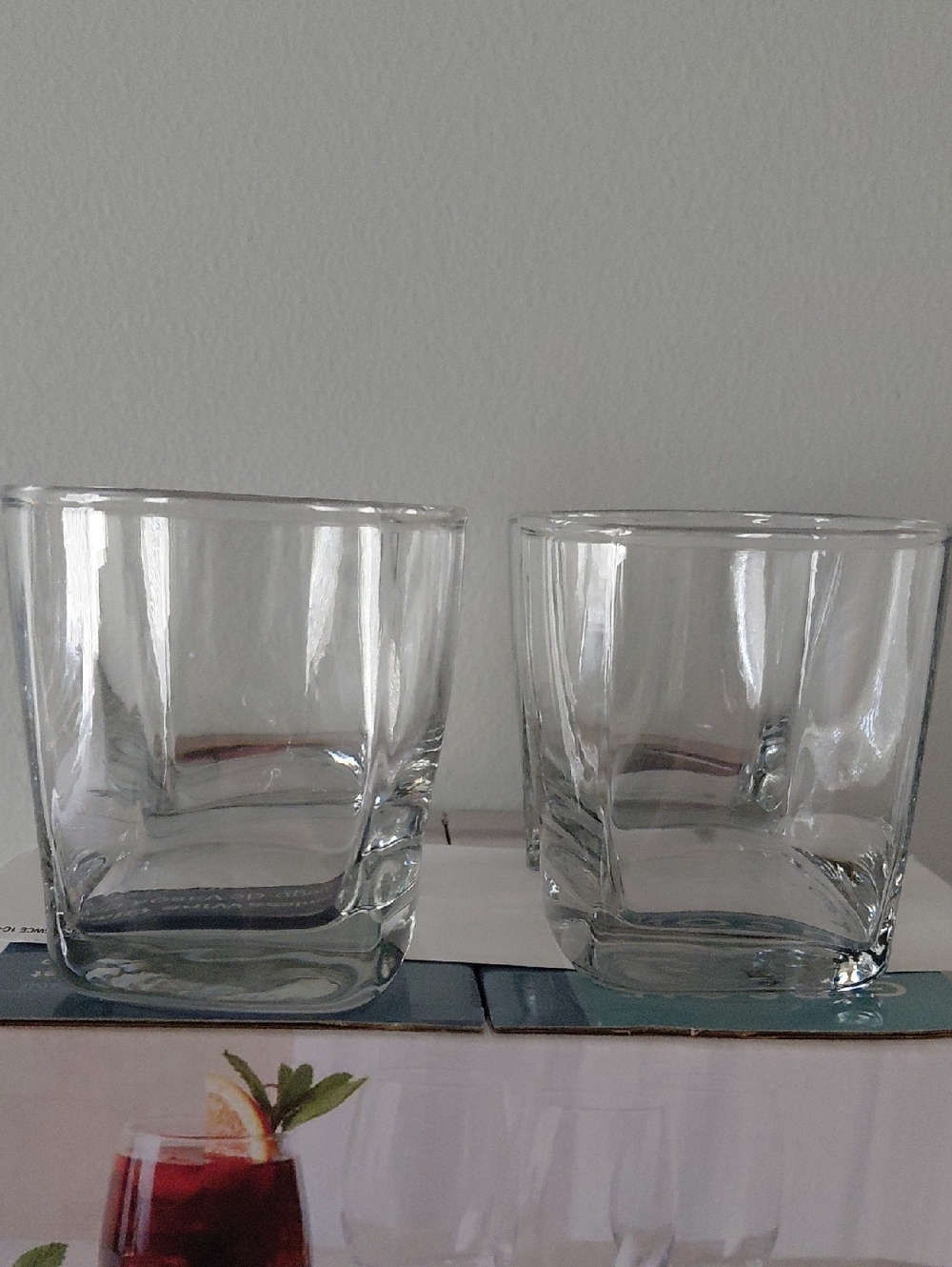 Anchor Hocking 4 Pc Clear Glass Double Old Fashioned Tumblers - Set of 4